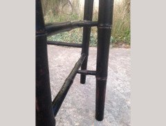 A very rare six leg cane seated armchair - Thumbnail 15