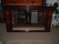 Shapland and Petter. A rare Arts and Crafts mirror or overmantle - Thumbnail 1