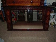 Shapland and Petter. A rare Arts and Crafts mirror or overmantle - Thumbnail 2