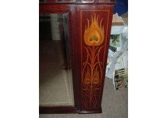 Shapland and Petter. A rare Arts and Crafts mirror or overmantle - Thumbnail 4