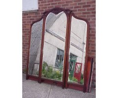 Louis Majorelle. An Art Nouveau folding mirror - Thumbnail 1