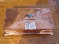 A copper jewellery box - Thumbnail 1