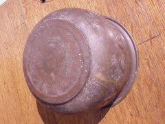 Arts and Crafts copper plant pot with heart frieze c.1905 - Thumbnail 4
