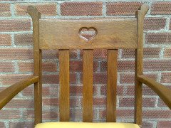 A Pair of Good Quality Oak Armchair - Thumbnail 8