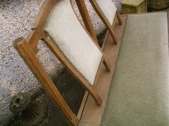 Four Good Quality Oak Glasgow School Benches - Thumbnail 6