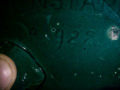 A Brannam Ware Planter with Scroll Feet and Numbered 922 - Thumbnail 4