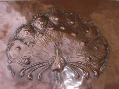 An Arts and Crafts copper coal/log box - Thumbnail 2