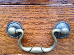 Marsh Jones and Cribb. a Number of Two Drawer Oak Desks - Thumbnail 7