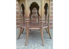 Liberty and Co (attributed). A rare Anglo-Moorish eight leg Octagonal sidetable in the style of E W Godwin - Thumbnail 3