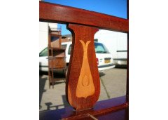 G M Ellwood for John Brinsmead and Sons. A mahogany and inlaid upright piano - Thumbnail 9