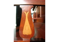 G M Ellwood for John Brinsmead and Sons. A mahogany and inlaid upright piano - Thumbnail 15