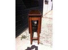 A good quality Arts and Crafts oak side/drop leaf table - Thumbnail 2
