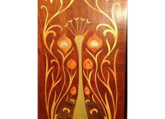 Shapland and Petter. A rare Shapland and Petter Peacock folding screen with Abalone - Thumbnail 6