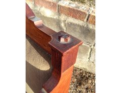 A very stylish and intricately detailed Continental walnut armchair - Thumbnail 13
