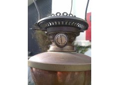 WAS Benson. A rare brass and copper 3 leg oil lamp - Thumbnail 6