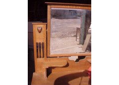 Shapland and Petter. an Arts and Crafts Oak Treble Wardrobe and Dressing Table - Thumbnail 7