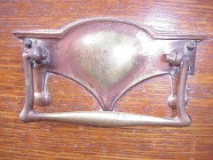 Shapland and Petter. an Arts and Crafts Oak Treble Wardrobe and Dressing Table - Thumbnail 9