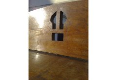 A Glasgow Style Arts and Crafts Oak Sideboard with Stylised Cut-outs to the Top and to the Sweeping Base. - Thumbnail 3