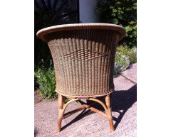 Dryad. a Good Pair of Wicker Armchair - Thumbnail 5