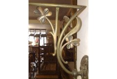An Art Nouveau copper anodised wall light - Thumbnail 3