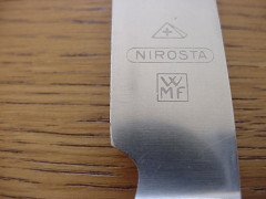 WMF. A rare silver plated cutlery service for 12, in the original cabinet with silver plated stylised mounts - Thumbnail 20