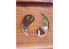 Wylie and Lochhead. a Good Quality Little Arts and Crafts Oak Drop Leaf Table - Thumbnail 4
