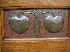 G M Ellwood for Bath Cabinet Makers. An Art and Crafts Glasgow Style oak sideboard - Thumbnail 9