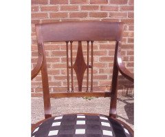 Josef Hoffmann (style of) Made by J and J Kohn. A rare five piece Viennese Secessionist salon suite - Thumbnail 7