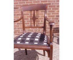 Josef Hoffmann (style of) Made by J and J Kohn. A rare five piece Viennese Secessionist salon suite - Thumbnail 8