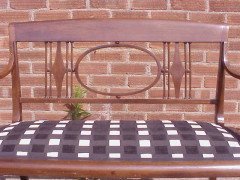 Josef Hoffmann (style of) Made by J and J Kohn. A rare five piece Viennese Secessionist salon suite - Thumbnail 11
