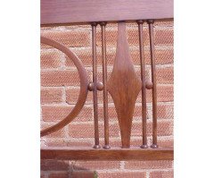 Josef Hoffmann (style of) Made by J and J Kohn. A rare five piece Viennese Secessionist salon suite - Thumbnail 13