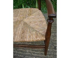 Liberty and Co. A rush seated ladder back armchair - Thumbnail 4