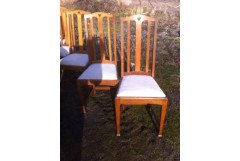 A fourteen seat Arts and Crafts oak 'D' end extending dining table with four extra leaves. - Thumbnail 10