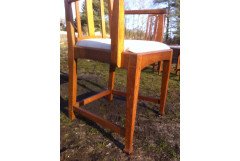 A fourteen seat Arts and Crafts oak 'D' end extending dining table with four extra leaves. - Thumbnail 18