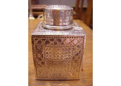 Liberty and Co. A silver Tea Caddy - Thumbnail 1