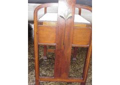 Liberty and Co (attributed). An Arts and Crafts walnut piano stool - Thumbnail 3