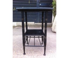 E W Godwin. A pair of ebonised sidetable - Thumbnail 4