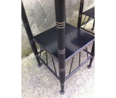 E W Godwin. A pair of ebonised sidetable - Thumbnail 9