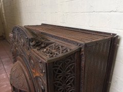 A wonderful pure Art Nouveau Jugendstil style cast iron stove - Thumbnail 9