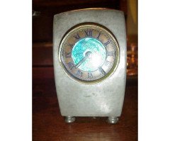 Liberty and Co. A Tudric Pewter carriage clock - Thumbnail 1