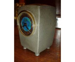 Liberty and Co. A Tudric Pewter carriage clock - Thumbnail 2