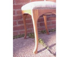 Leon Benouville. An Art Nouveau oak desk/side chair circa 1903. - Thumbnail 5