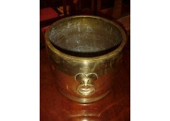 C F A Voysey (style of). A superb quality brass coal/plant bucket - Thumbnail 2