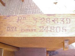 Walter Cave for Bechstein. An oak piano with an overstrung upright underdamper action - Thumbnail 7