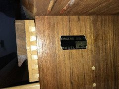 A rare Model 18 teak sideboard having four drawers and two sliding doors - Thumbnail 7