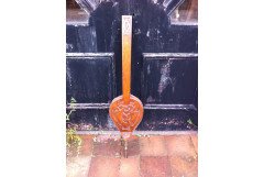 Archibald Knox for Liberty and Co. A tall pair of bellows with Celtic interlacing - Thumbnail 1