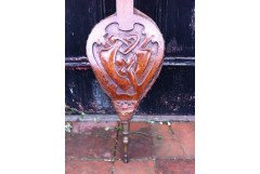 Archibald Knox for Liberty and Co. A tall pair of bellows with Celtic interlacing - Thumbnail 2