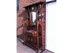 Shapland and Petter. A good Arts and Crafts hallstand - Thumbnail 2