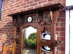 Shapland and Petter. A good Arts and Crafts hallstand - Thumbnail 3