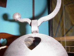 Birmingham Guild of Handicraft. A rare Arts and Crafts hand wrought iron standard lamp - Thumbnail 2